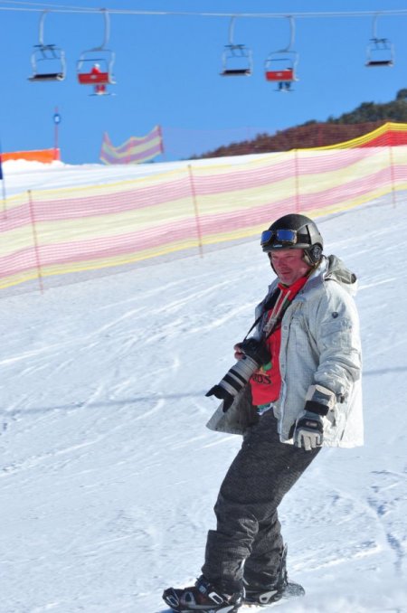 Polonyalı gazeteciler, Palandöken'de kayak keyfi yaptı