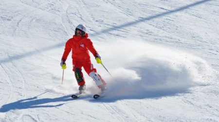 Polonyalı gazeteciler, Palandöken'de kayak keyfi yaptı