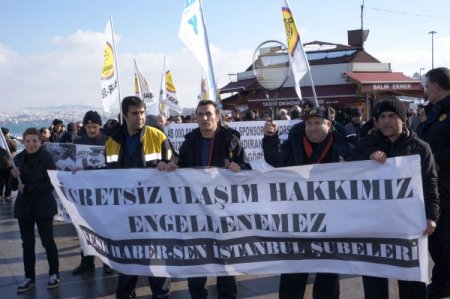 Postacılar, ücretsiz ulaşım için yürüdü