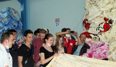 Proje için Uşak’a gelen öğrenciler UOSB’yi ziyaret etti