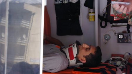 Protokol Yolunda Kaza: 1 Yaralı