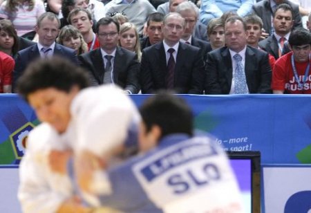 Putin, Avusturya'da Judo Turnuvasını İzledi