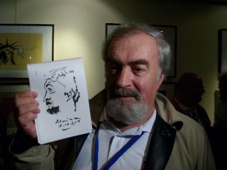 Rahmi Koç'un Çizdiği Portre Karikatür Dünyaca Ünlü Çizerleri Şaşırttı