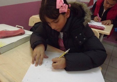 Rakamları resim yapmak için kullandılar