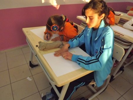 Rakamları resim yapmak için kullandılar