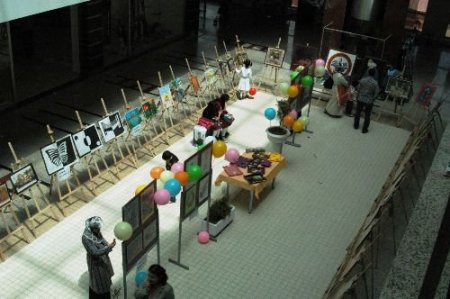 Reşat Kazancı İlköğretim Okulu'nun Resim Sergisi Büyük İlgi Gördü