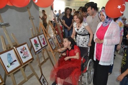 Resimleri ile engel tanımadı