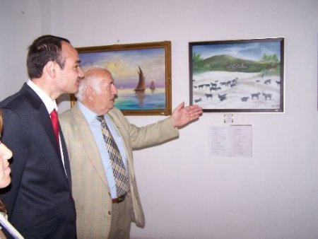 Ressam Halil Balcı'dan Fakir Öğrenciler Yararına Resim Sergisi