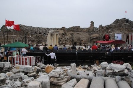 Restorasyonu tamamlanan Tüke Tapınağı törenle ziyarete açıldı