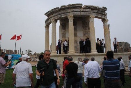 Restorasyonu tamamlanan Tüke Tapınağı törenle ziyarete açıldı