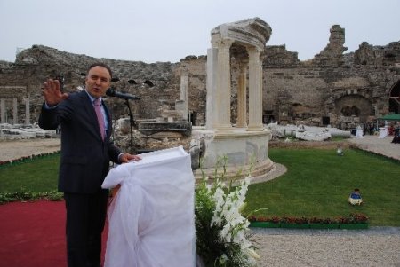 Restorasyonu tamamlanan Tüke Tapınağı törenle ziyarete açıldı