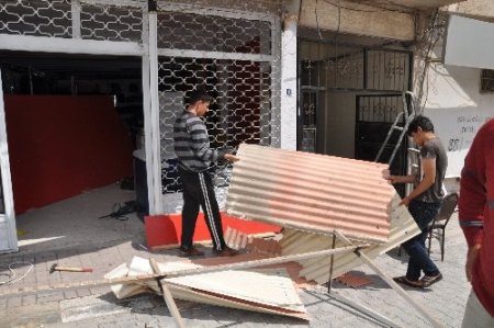 Reyhanlı'da hasar tespit çalışmaları sürüyor