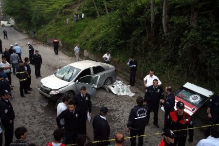 Rize’de trafik kazası: 1 ölü, 1 yaralı