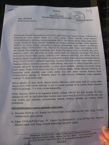 Rüşvet Gelene Kadar Mallar Kırmızı Bölgede Bekletilmiş