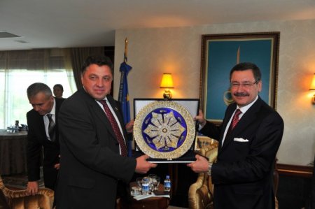 Rusya heyetinden Başkan Gökçek’e ziyaret