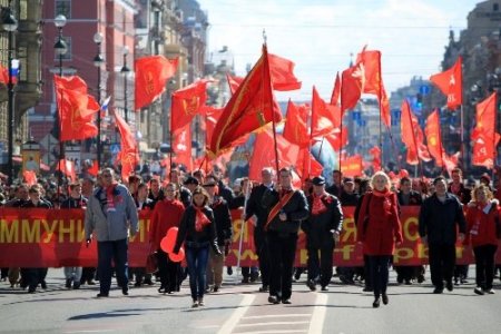 Rusya’da 1 Mayıs coşkusu