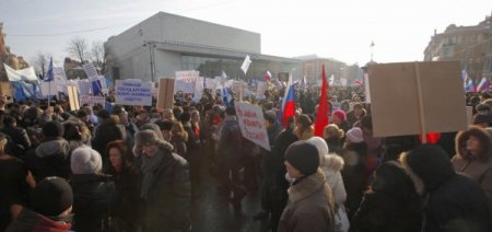 Rusya’da On Binler Putin’e Destek İçin Sokağa İndi; Son Anket Yüzde 55