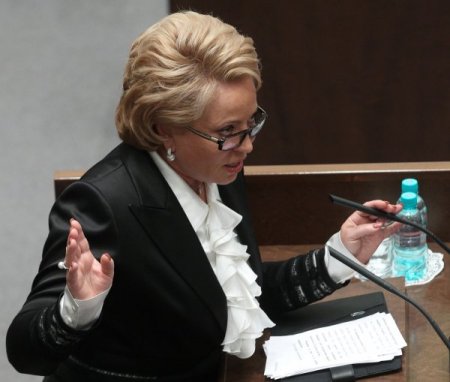 Rusya’nın Üç Numaralı Koltuğuna Matviyenko Oturdu