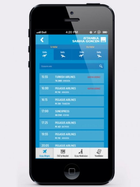 Sabiha Gökçen’de Mobil iOS uygulaması başladı