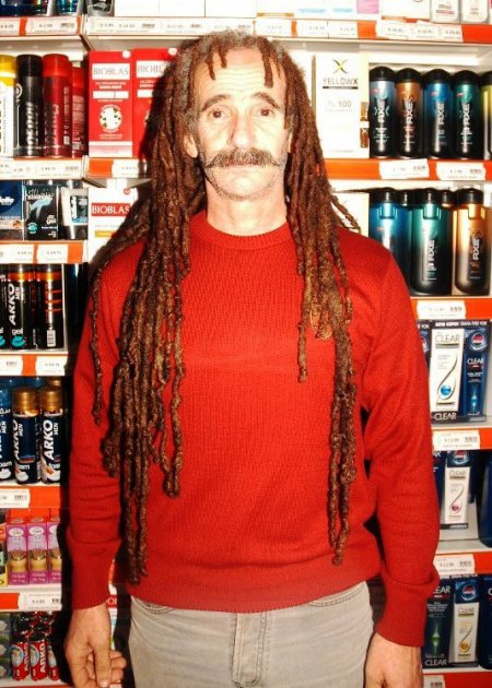 Saçını bu hale getirmek için 35 yıl uğraşmış