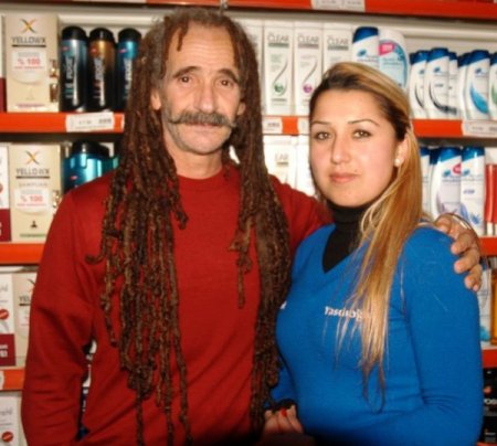 Saçını bu hale getirmek için 35 yıl uğraşmış