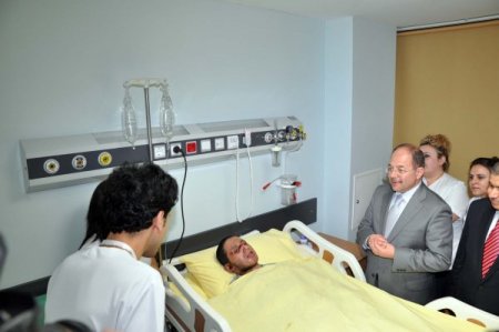 Sağlık Bakanı Akdağ Ve İçişleri Bakanı Güneş, Libyalı Yaralıları Ziyaret Etti