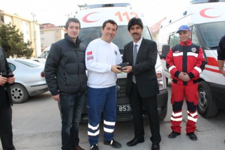 Sağlık Bakanlığı'nın gönderdiği ambulanslar Bolu'da hizmete girdi