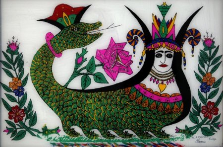 Şahmeran figürleri sanatseverlerin beğenisine sunuldu