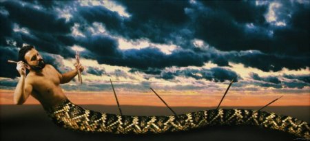 Şahmeran figürleri sanatseverlerin beğenisine sunuldu