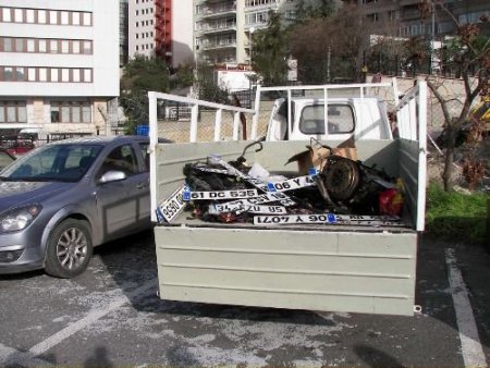 Sahte Plakalı Hırsızlık Şebekesi Çökertildi