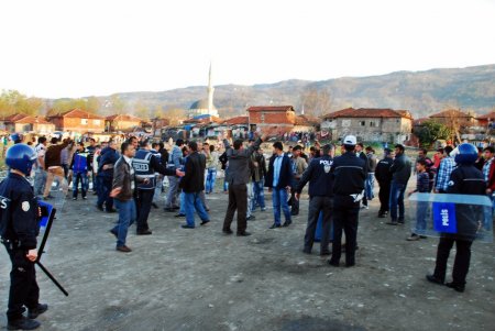 Sakarya'da amatör maçta olaylar çıktı