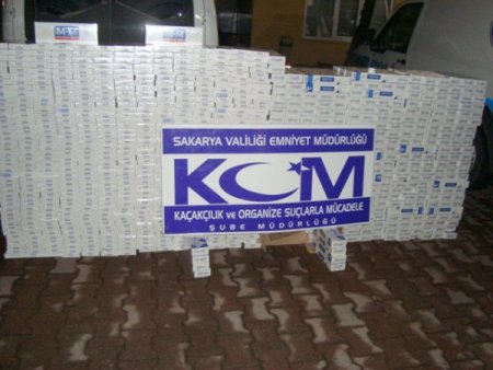 Sakarya'da kaçak sigara operasyonu