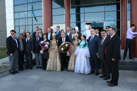 Sakaryalı işadamları Kazakistan’daki Türk üniversitesine hayran kaldı