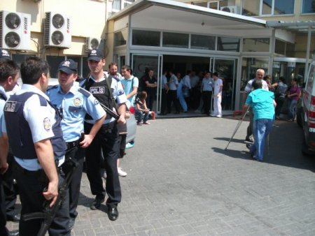 Saldırganların Kaldırıldığı Hastane Geniş Güvenlik Önlemi