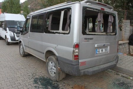 Saldırı sonrası ilçeden görüntüler