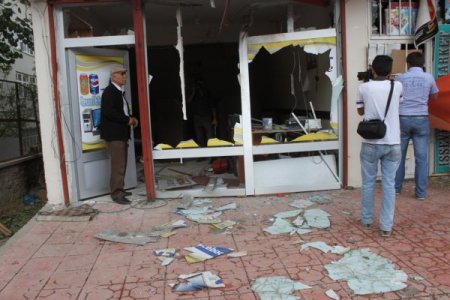 Saldırı sonrası ilçeden görüntüler