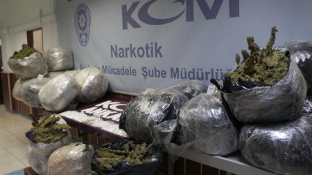 Saman çuvalları arasında uyuşturucu sevkiyatı ‘hassas burunlara’ takıldı
