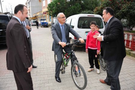 Samsun Büyükşehir Belediye Başkanı Yılmaz Terme'yi dolaştı