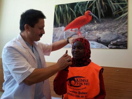 Samsun eğitim gören Afrikalı öğrenciler sağlık taramasından geçti