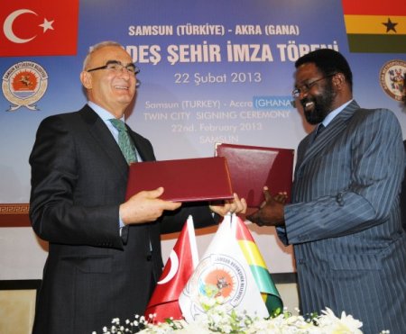 Samsun Gana'nın başkenti Accra ile kardeş şehir oldu