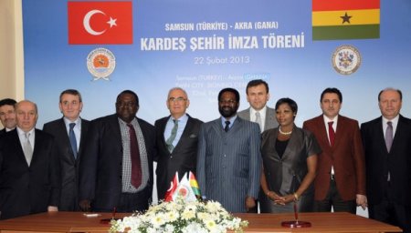 Samsun Gana'nın başkenti Accra ile kardeş şehir oldu