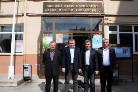 Samsun Gıda yöneticilerinden Bafra Meslek Yüksek Okulu’na ziyaret