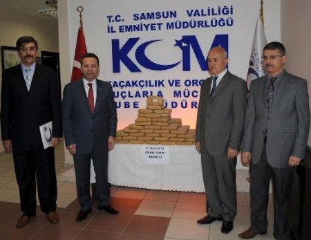 Samsun'da 51 kilo 679 gram eroin ele geçirildi