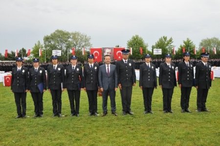 Samsun'da 536 polis adayı mezuniyet coşkusu yaşadı