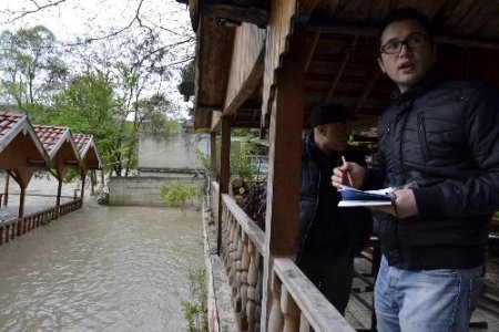 Samsun’da arıtma tesisini su bastı, Ladik’te 6 koyun telef oldu