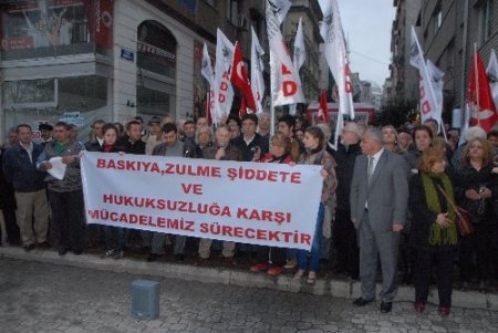 Samsun'da Silivri protestosu