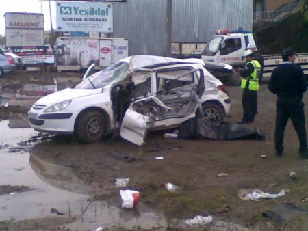 Samsun’da trafik kazası: 1 ölü, 4 yaralı