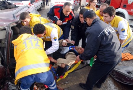 Samsun’da trafik kazası: 7 yaralı