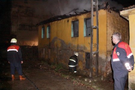 Samsun’da yangın paniği