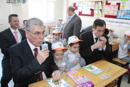 Samsun’daki 670 okulda 100 bin öğrenciye süt dağıtılacak